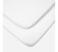 Tutti Bambini Crib Fitted Sheets (2pk) - Essentials White