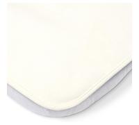 Tutti Bambini Crib Mattress Protector, fits CoZee Baby Bedside Cribs - 100% Waterproof, Machine Washable, Absorbent Cotton Fabric - White (83cm x 52c