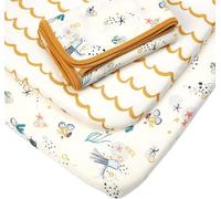 Tutti Bambini Bedside Crib Starter Pack - Our Planet, Cream