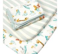 Tutti Bambini Crib Starter Pack Sheets & Coverlet, Run Wild