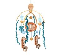 Tutti Bambini Felt Nursery Décor | Bamboo Frame with Felt Shapes, for Decoration Purposes Only | Run Wild