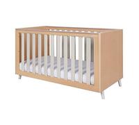 Tutti Bambini Fika Cot Bed Light Oak/White Sand