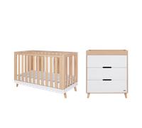Tutti Bambini Hygge Mini 2pc Room Set - White/Light Oak