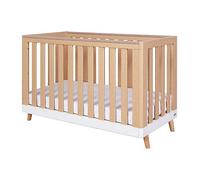 Tutti Bambini Hygge Mini Cot Bed White/Light Oak