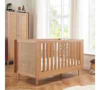 Tutti Bambini Japandi Cot Bed - Light Oak
