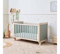 Tutti Bambini Kuba Cot Bed - Golden Oak / Sage Weave