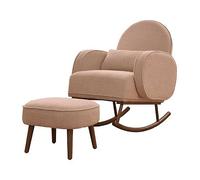 Tutti Bambini Micah Rocking Chair & Footstool - Blush