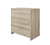 Tutti Bambini Modena Changing Unit Oak, Brown