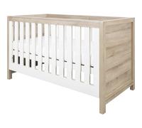Tutti Bambini Modena 3-in-1 Cot Bed - White & Oak, White