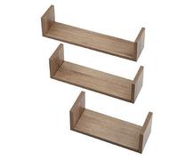 Tutti Bambini Modena Set of Three U-Shaped Wall Shelves - Oak