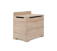 Tutti Bambini Modena Toy Box | Soft-Close Hinge, Top Seating Area, Spacious Design for Toys, Pillows, Bedding, Books & More | H56.5 x D37.5 x W60.5 cm | Oak