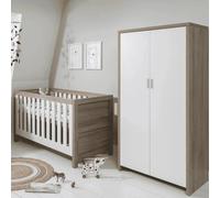 Tutti Bambini Modena Wardrobe White/Oak, White