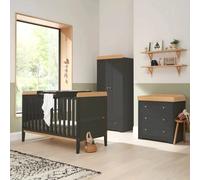 Tutti Bambini Rio 3 pcs Room Set - Dove Grey/Honey Oak