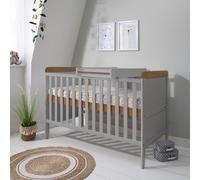 Tutti Bambini Rio Cot Bed Changer and Mattress - Grey
