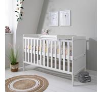 Tutti Bambini Rio Cot Bed With Cot Top Changer & Mattress - White, White