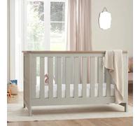Tutti Bambini Verona Cot Bed Dove Grey/Oak, Grey