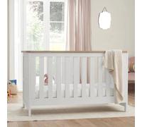 Tutti Bambini Verona Cot Bed White/Oak, White