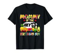 Tutti Frutti Mommy of The Birthday Boy Fruit Party Hey Bear T-Shirt