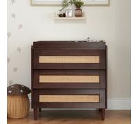 Tutti Japandi Mini 3 Piece Nursery Furniture Set - Walnut