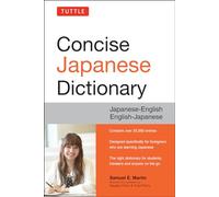 Tuttle Concise Japanese Dictionary: Japanese-English English-Japanese