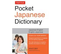 Tuttle Pocket Japanese Dictionary Japanese-English English-Japanese