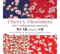 Tuttle Publishing Cherry Blossoms Gift Wrapping Papers - 12 Sheets Paperback Book Tuttle Publishing Multicolor