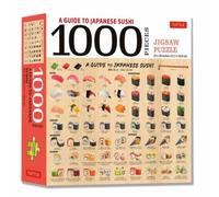 Tuttle Publishing Guide to Japanese Sushi - 1000 Piece Jigsaw Puzzle Game Book Tuttle Publishing Multicolor
