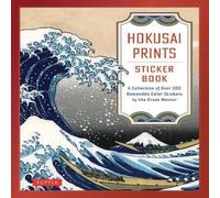 Tuttle Publishing Hokusai Prints Sticker Book Hardback Tuttle Publishing Multicolor