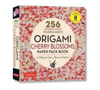 Tuttle Publishing Origami Cherry Blossoms Paper Pack Book Paperback Tuttle Publishing Multicolor