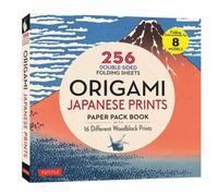 Tuttle Publishing Origami Japanese Prints Paper Pack Book Paperback Tuttle Publishing Multicolor