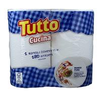 Tutto Kitchen Towel 280 Tears, 2 Rolls
