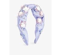 Tutu Du Monde Girls Plume Kids Antoinette Floral Bead and Sequin-embellished Silk Headband 1size