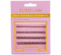 Tutu Lash Caramel Lashes Brown DIY Cluster Lashes DAY TU DAY 44 x cluster lashes self application easy to apply lashes lash cluster box re-usable vegan (Day Tu Day Brown Cluster Lashes)