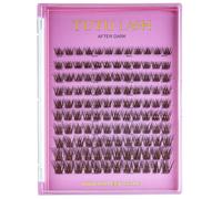 Tutu Lash DIY XL Brown Cluster Lashes AFTER DARK 120 x Caramel cluster lashes self application easy to apply lashes lash cluster box re-usable vegan (After Dark Brown)