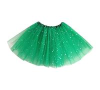 Tutu Skirts for Women Layered Mesh Bubble Tutu Skirt Classic 80s Fancy Dress Costume Tutu Adult Teen Skirt Ballet Dance Parties Fancy Dress Women's Tulle Tutu Skirt with (03 Dark Green, One Size)