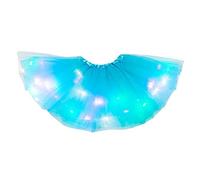 Tutu Skirts for Women UK Clearance LED Light Up Tutu Adult 3 Tiered Skirt Ballet Dance Parties Fancy Dress Halloween Costume Fairy Tutu Ballet Layered Dresses Blue
