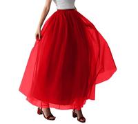 Tutu Tulle Skirt Red Tulle Skirt Underskirt Short Ballet Tutu 50s Rockabilly Tutu Mini Skirt Carnival Costume Tutu Brown Women's Pleated Skirt Tulle Skirt Tutu Black Women, red, One Size