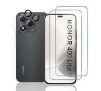 TUTUO Honor 400 Lite 5G Tempered Glass, [2+1 Pieces] Screen Protector + Camera Film, 9H Hardness HD Protection, Anti-Scratch, Bubble Free Edge Screen Protector