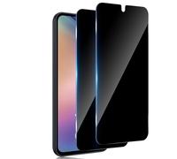 TUTUO Privacy Screen Protector for Samsung Galaxy A54 5G for Tempered Glass Privacy Screen, Pack of 2, 9H Hardness Privacy Film, Anti-Spy Film, Anti-Scratch Antispy Protective Glass - Black