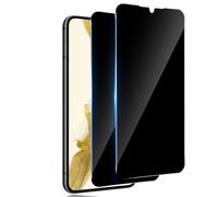 TUTUO Privacy Screen Protector for Samsung Galaxy S22 5G for Tempered Glass, Pack of 2 Antispy Tempered Glass Protection, 9H Hardness, Anti-Spy Privacy Film, Anti-Scratch Privacy Film - Black