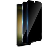 TUTUO Privacy Screen Protector for Samsung Galaxy S23 Plus 5G for Tempered Glass, Pack of 2 Antispy Tempered Glass Protection, 9H Hardness Anti-Spy Privacy Film, Anti-Scratch Protective Glass - Black
