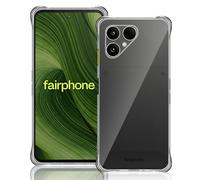 TUTUO Protective Case for Fairphone 6 Case, Crystal Clear Silicone Mobile Phone Case with Shockproof Protective Corners, Anti-Scratch, Yellowing-Resistant, Thin Soft TPU Protector Case