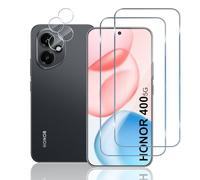 TUTUO Screen Protector for Honor 400 5G for Tempered Glass, [Pack of 2 + 2] Tempered Glass + Camera Protection, 9H Hardness HD Clear Film, Anti-Scratch, Anti-Fall Screen Protector Film