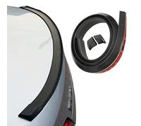 TuTuYa Universal Car Rear Spoiler, 1.5m Matte Black Rubber Strip Bar Spoiler Tailfin Tailgate Hatchback for Most Popular Cars
