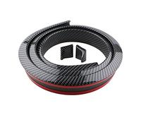 TuTuYa Universal Carbon Fiber Trunk Spoiler Lip Kit, 4.92ft/1.5m Universal Spoiler Car Rubber Strip Bar Spoiler Tailfin Tailfin Rear Wing Tailgate Hatchback for Most of Popular Cars