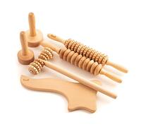 tuuli Accessories Maderotherapy Wooden Set Massager Swedish Cup Massage Roller Cellulite Lymphatic Drainage Device