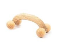 Tuuli Accessories Massage Muscle Roller Tool Massager for Back Neck Shoulder Arms Legs Body Wooden Balls 18 x 7 x 6 cm
