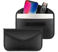 Tuulin 2 Pack Faraday Bags for Phone and Car Keys, Signal Blocking Key Pouch, Anti Theft Car Protection, Cell Phone Keyless Entry Fob Signal Blocking Pouch