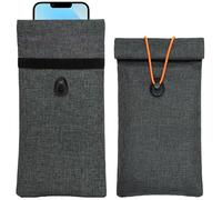Tuulin Faraday Bags for Phones 2 Pack Go Dark Bags for Cell Phones, Signal Blocking Case, RFID Blocking Pouch for Privacy Protection