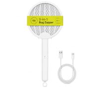 TuuLKIT 3-in-1 Fly Zapper, Insect Killer, Rechargeable Bug Zapper Racket